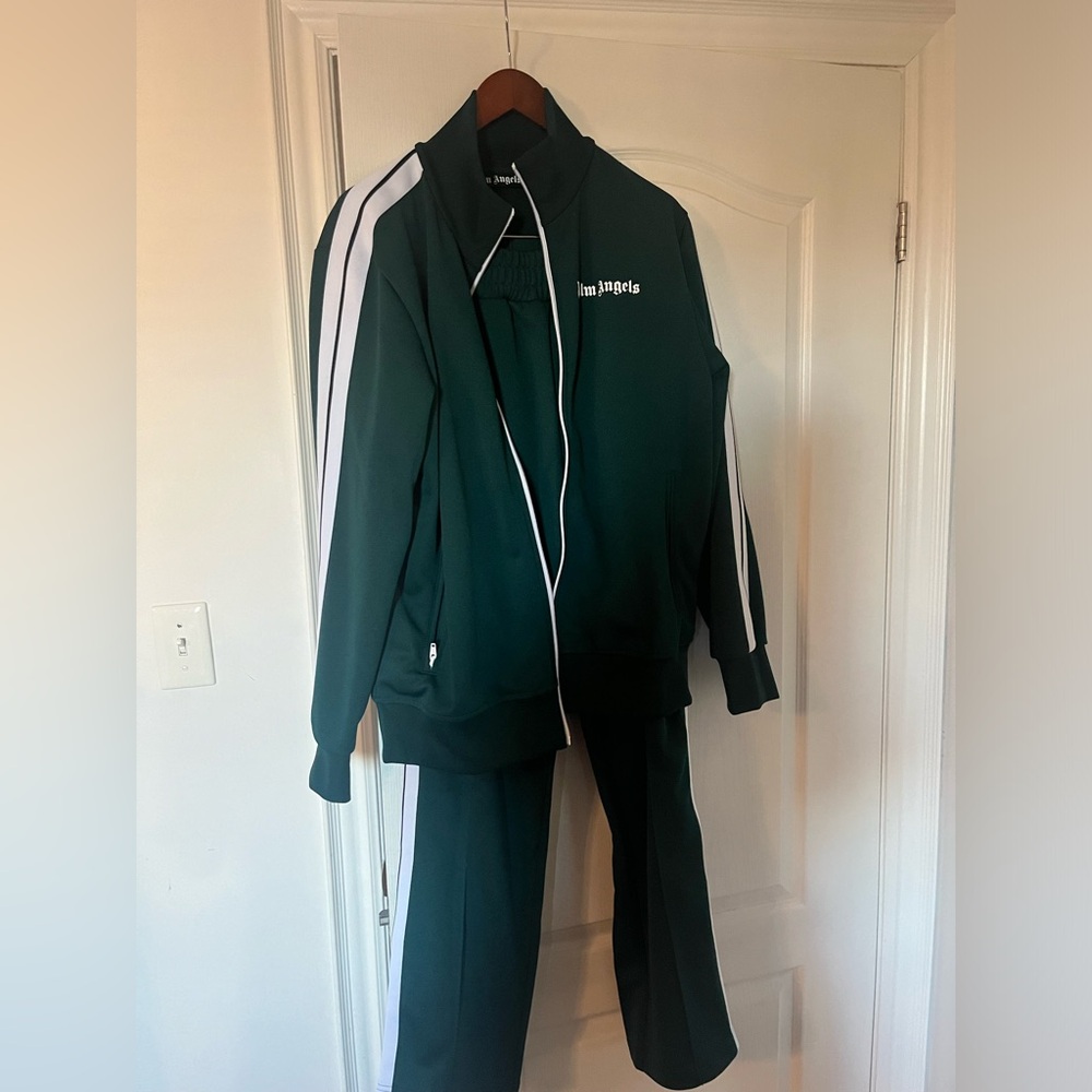 Palm Angels tracksuit in green